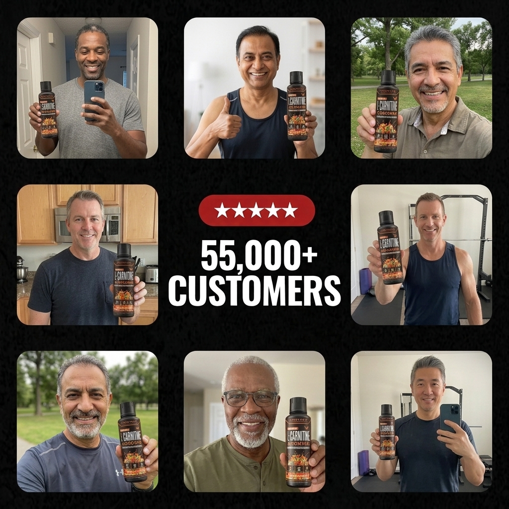 Men of different ages holding their IronVex bottles